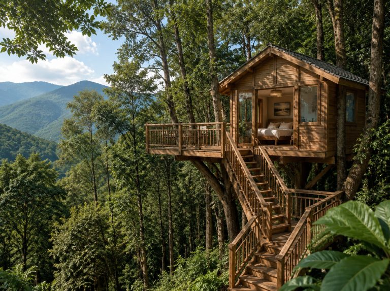 吉木萨尔县景区悬空树屋